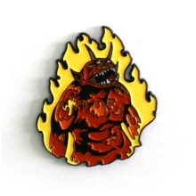 Jump In The Fire Enamel Pin