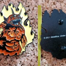 Second picture of Jump In The Fire Enamel Pin