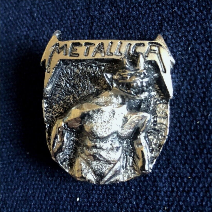 Jump In The Fire Pewter Pin
