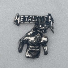 Jump In The Fire Pewter Pin