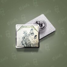Justice Album Cover Offset Printed Pin Justice Album Cover Offset Printed Pin