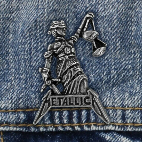 Justice Pewter Pin