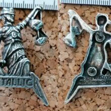 Second picture of X Second picture of Justice Pewter Pin