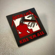 Kill 'Em All Album Cover Enamel Pin