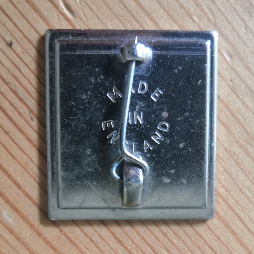 Back of Kill 'Em All Album Cover Offset Printed Pin