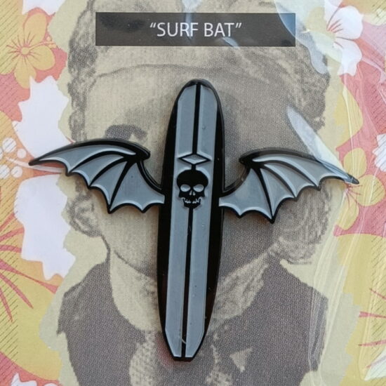Kirk Von Hammett - Krapotz Surf Bat Enamel Pin