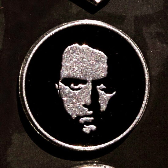 Lars' Face Enamel Pin