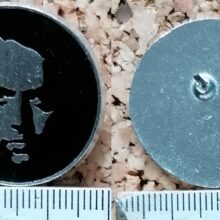 Second picture of X Second picture of Lars' Face Enamel Pin