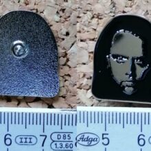 Second picture of X Second picture of Lars' Face Enamel Pin