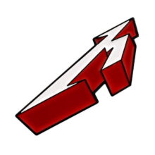 M 3D Logo Enamel Pin