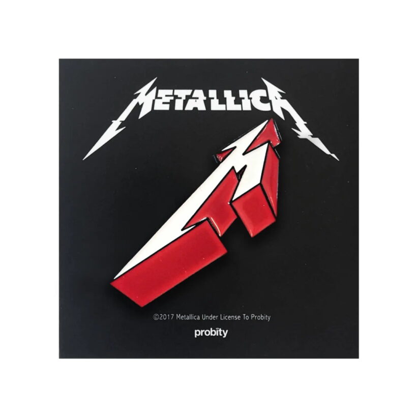 Packaging of M 3D Logo Enamel Pin