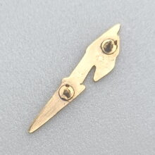 Back of M Logo Enamel Pin