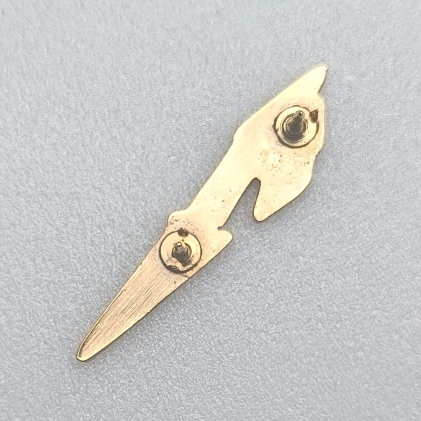 Back of M Logo Enamel Pin