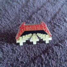 Master of Puppets Album Cover Enamel Pin