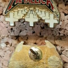 Second picture of Master of Puppets Album Cover Enamel Pin