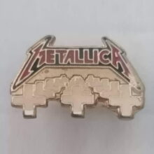 Third picture of Master of Puppets Album Cover Enamel Pin