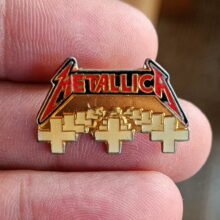 Master of Puppets Album Cover Enamel Pin