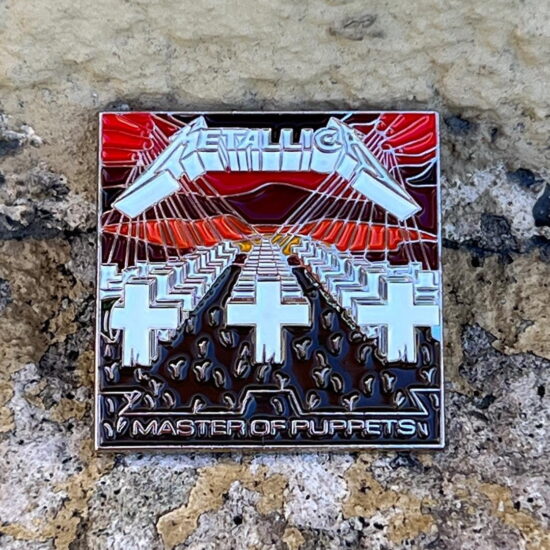 Master of Puppets Album Cover Enamel Pin