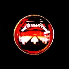 Master of Puppets Album Cover Offset Printed Pin