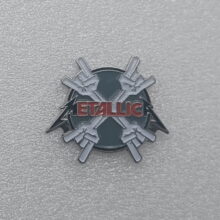 Metal Horns Enamel Pin Metal Horns Enamel Pin