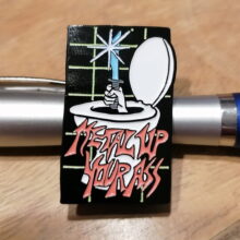 Metal Up Your Ass Enamel Pin Metal Up Your Ass Enamel Pin