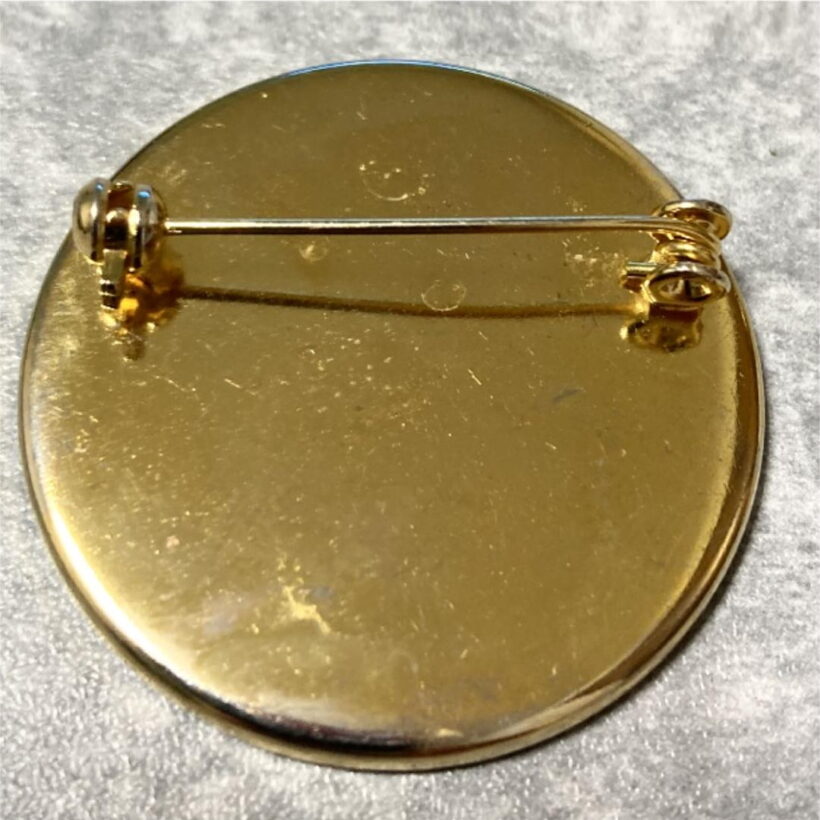 Back of Metal Up Your Ass Offset Printed Pin