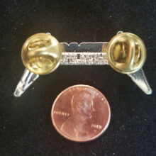 Back of Metallica 3D Logo Enamel Pin Back of Metallica 3D Logo Enamel Pin