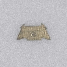 Back of Metallica Alcoholica 100% Proof Enamel Pin