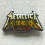 Third picture of Metallica Alcoholica 100% Proof Enamel Pin