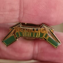 Metallica Black Album Logo Enamel Pin Metallica Black Album Logo Enamel Pin