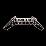 Metallica Black Album Logo Enamel Pin