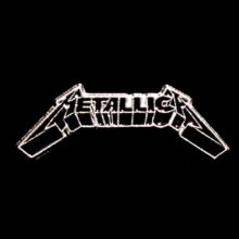 Metallica Black Album Logo Enamel Pin Metallica Black Album Logo Enamel Pin