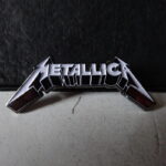 Metallica Black Album Logo Enamel Pin