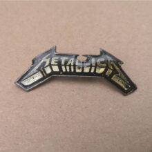 Metallica Black Album Logo Enamel Pin Metallica Black Album Logo Enamel Pin