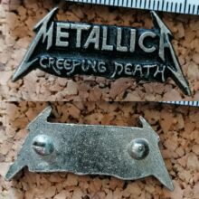 Second picture of X Second picture of Metallica Creeping Death Die Struck Pin