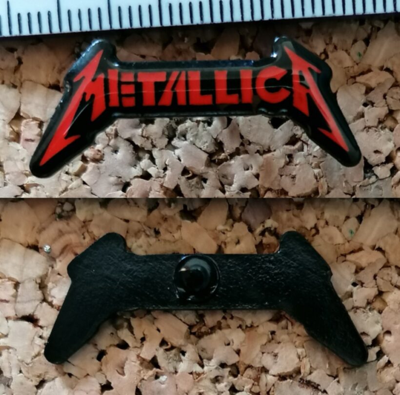 Second picture of Metallica Custom Logo Enamel Pin