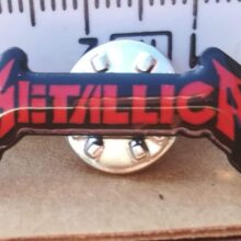 Third picture of Metallica Custom Logo Enamel Pin