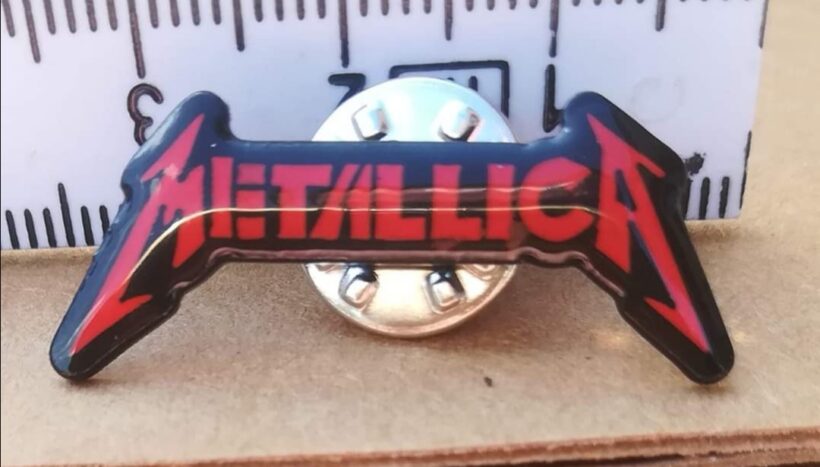 Third picture of Metallica Custom Logo Enamel Pin