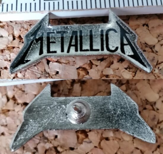Metallica Custom Logo Enamel Pin
