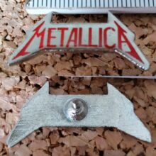 Second picture of X Second picture of Metallica Custom Logo Enamel Pin
