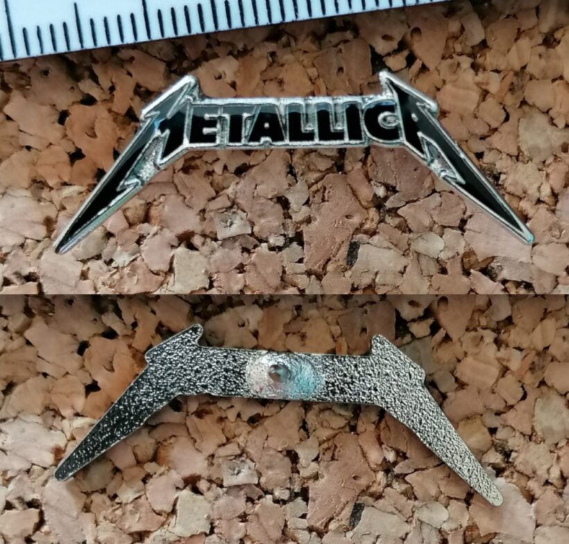 Second picture of Metallica Death Magnetic Logo Enamel Pin