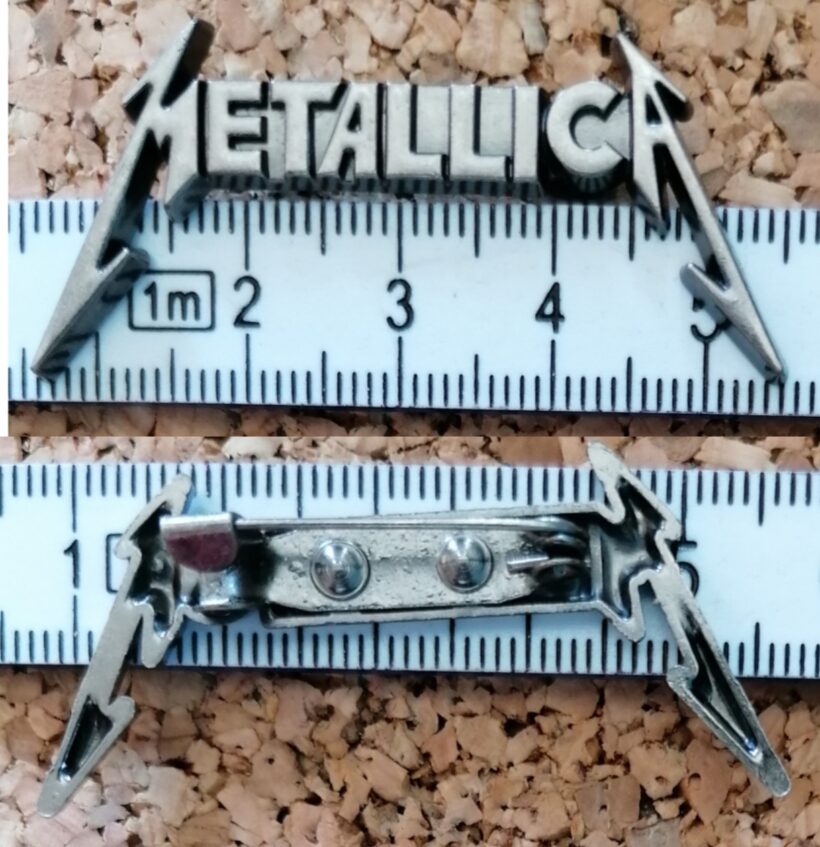 Second picture of X Second picture of Metallica Death Magnetic Logo Enamel Pin