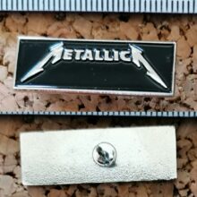 Second picture of Metallica Death Magnetic Logo Square Enamel Pin