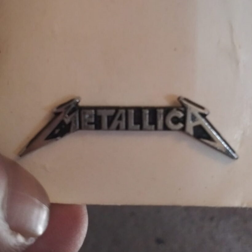 Metallica Enamel Pin - Ride The Lightning Tour