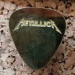 Metallica Guitar Pick Die Struck Pin