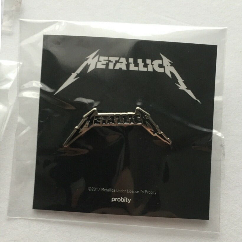 Metallica Hardwired Logo Enamel Pin