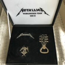 Packaging of Metallica Hardwired Logo Enamel Pin Packaging of Metallica Hardwired Logo Enamel Pin