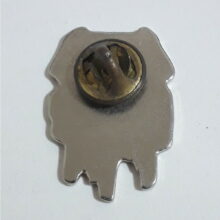 Back of Metallica Italia Enamel Pin