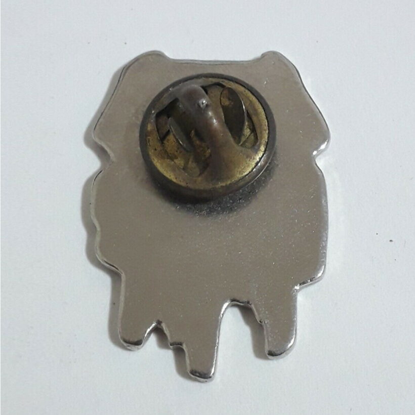 Back of Metallica Italia Enamel Pin