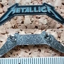 Second picture of X Second picture of Metallica Justice Logo Enamel Pin